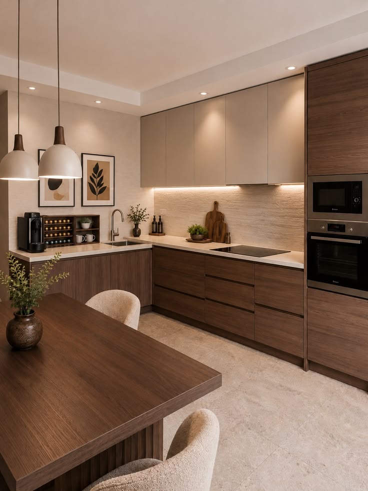 Modèle de cuisine tendance